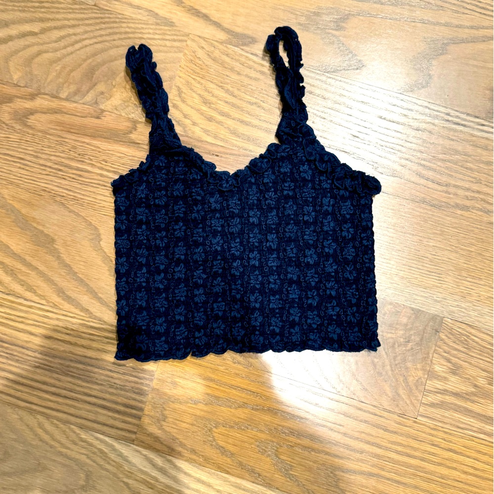 KatieJ Tween Shari cropped tank top, Junior XS